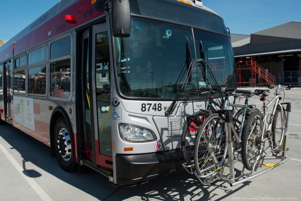 New High Capacity Bike Racks on Hybrid Coach 8748 | February 20, 2015