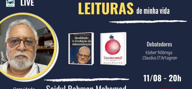 LEITURAS DE MINHA VIDA – Saidul Mahomed